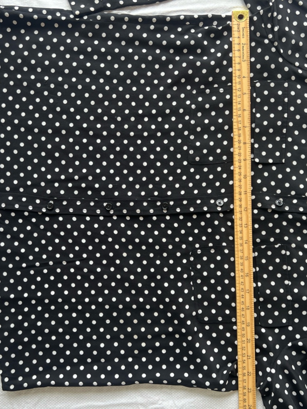 Women’s Lilysilk Beautiful Black White Polka Dot 100% Mulberry Silk Blouse XL - Picture 3 of 11